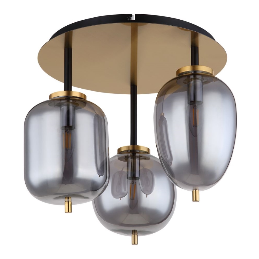 Globo - Candelabro integrado 3xE14/40W/230V latão