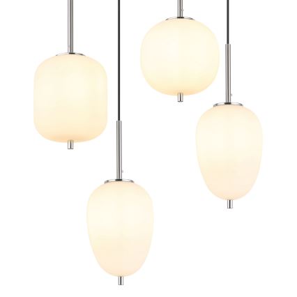 Globo - Candeeiro suspenso 6xE14/40W/230V cromado brilhante