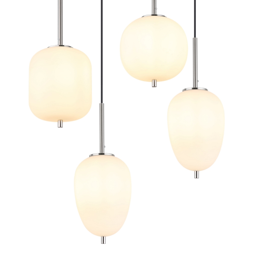 Globo - Candeeiro suspenso 6xE14/40W/230V cromado brilhante