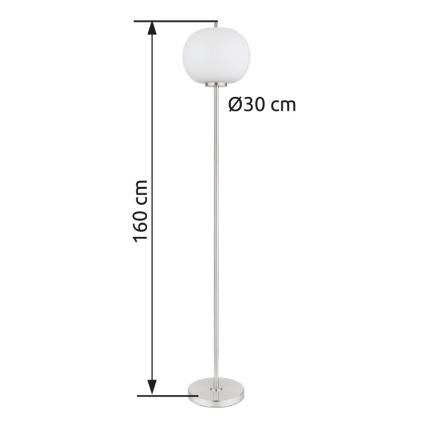 Globo - Candeeiro de chão 1xE27/60W/230V