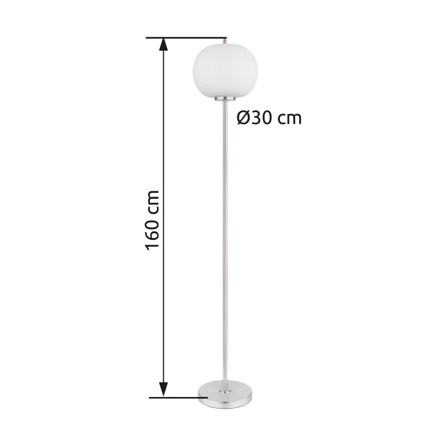 Globo - Candeeiro de chão 1xE27/60W/230V