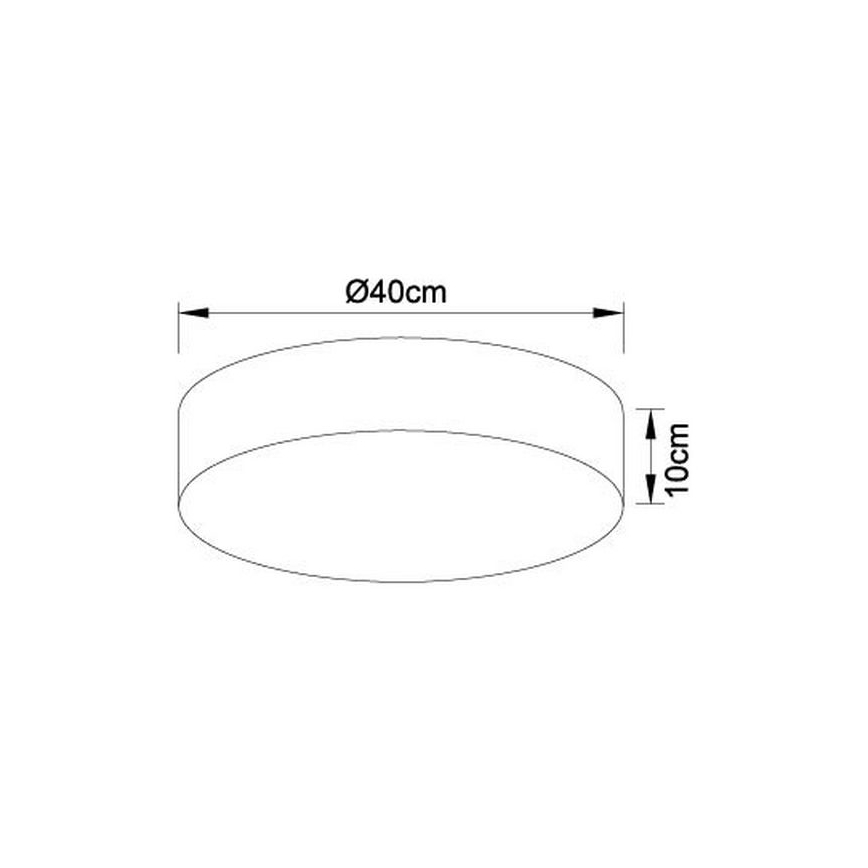 Globo - Luminária de teto LED dimmerizável LED/24W/230V 3000-6000K com controlo remoto