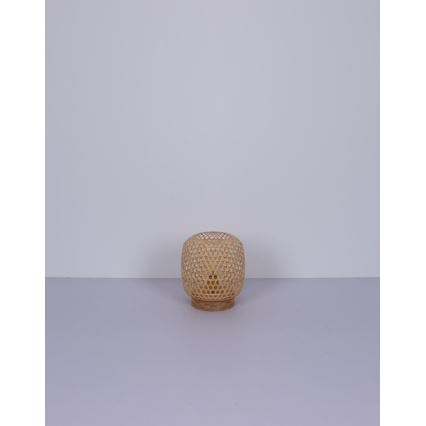 Globo - Candeeiro de mesa 1xE27/60W/230V bambu
