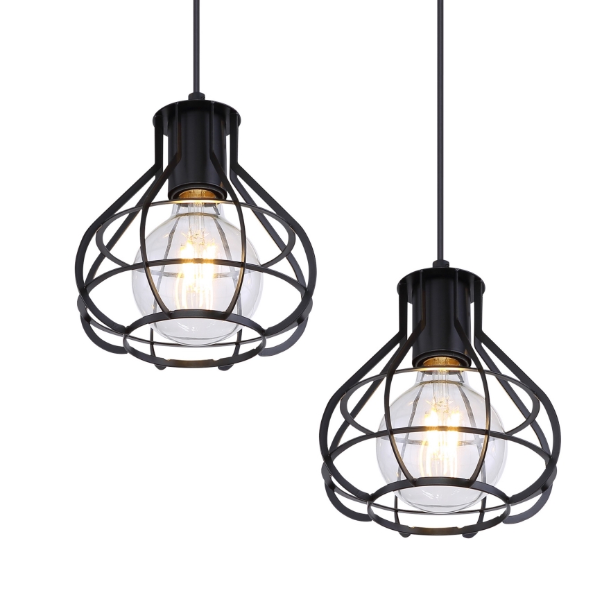Globo - Candelabro suspenso 4xE27/60W/230V