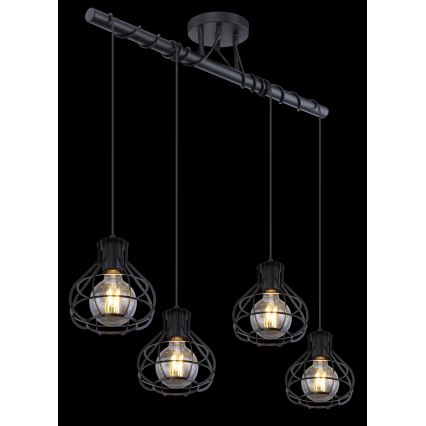 Globo - Candelabro suspenso 4xE27/60W/230V
