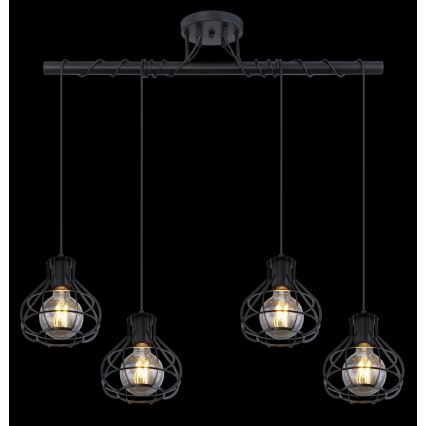 Globo - Candelabro suspenso 4xE27/60W/230V