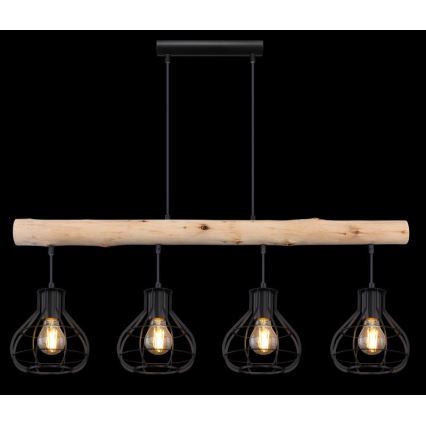 Globo - Candelabro num fio 4xE27/60W/230V