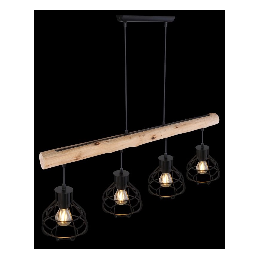 Globo - Candelabro num fio 4xE27/60W/230V