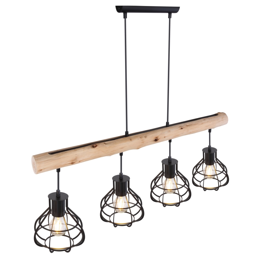 Globo - Candelabro num fio 4xE27/60W/230V