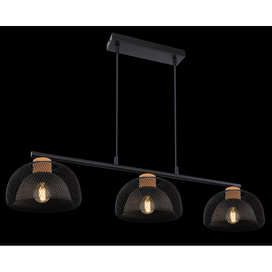 Globo - Candelabro num fio 3xE14/40W/230V
