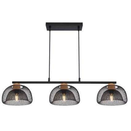 Globo - Candelabro num fio 3xE14/40W/230V