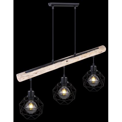 Globo - Candelabro num fio 3xE27/60W/230V