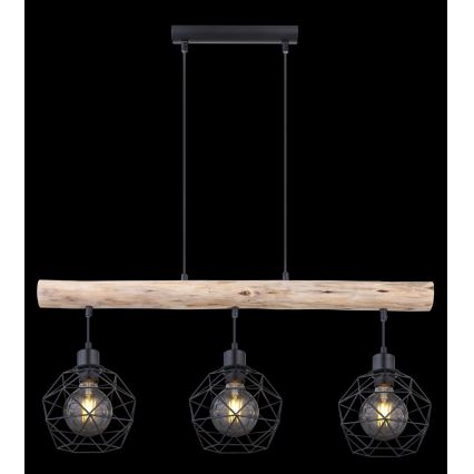 Globo - Candelabro num fio 3xE27/60W/230V