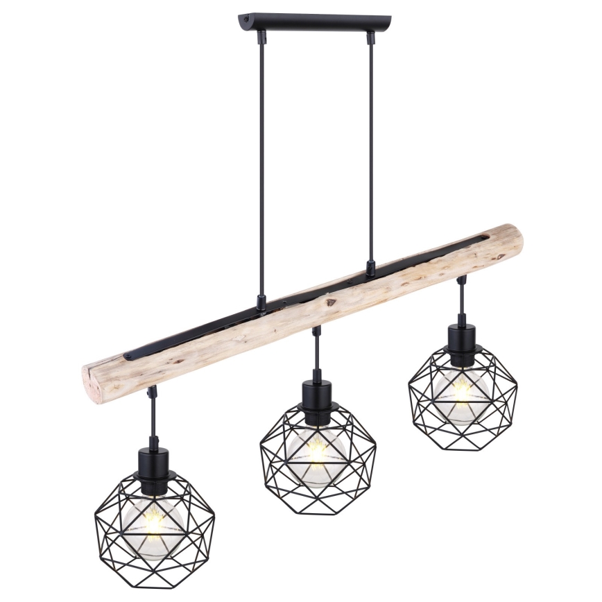 Globo - Candelabro num fio 3xE27/60W/230V