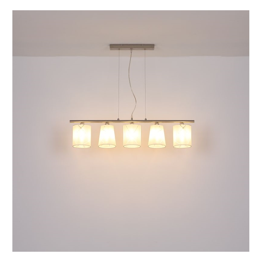 Globo - Candelabro suspenso 5xE14/25W/230V