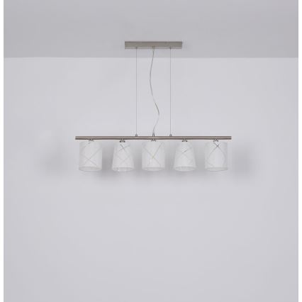 Globo - Candelabro suspenso 5xE14/25W/230V