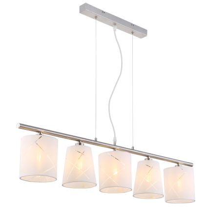 Globo - Candelabro suspenso 5xE14/25W/230V