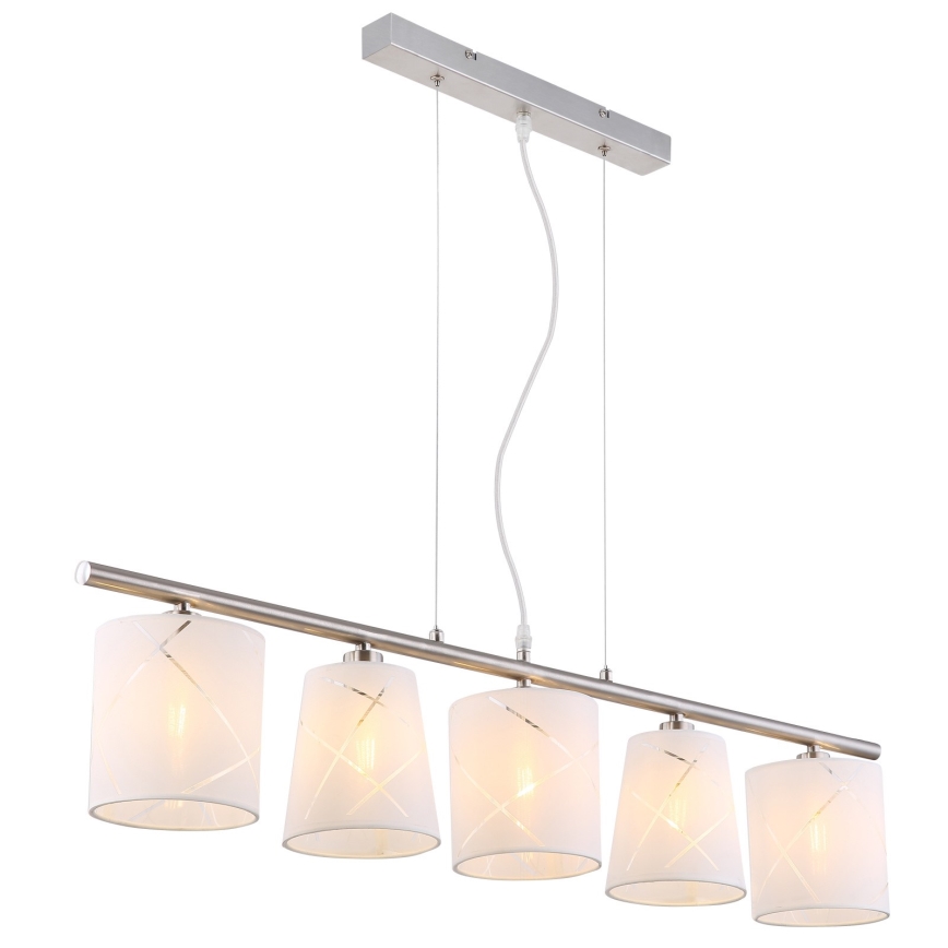 Globo - Candelabro suspenso 5xE14/25W/230V