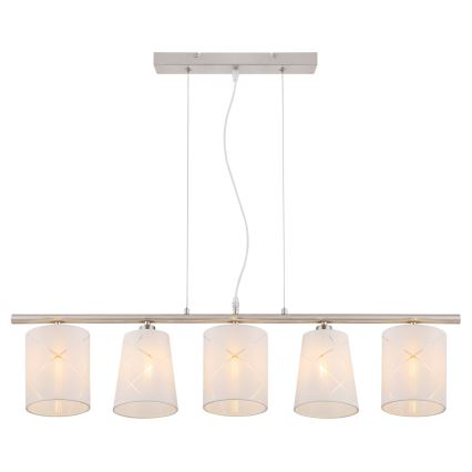 Globo - Candelabro suspenso 5xE14/25W/230V