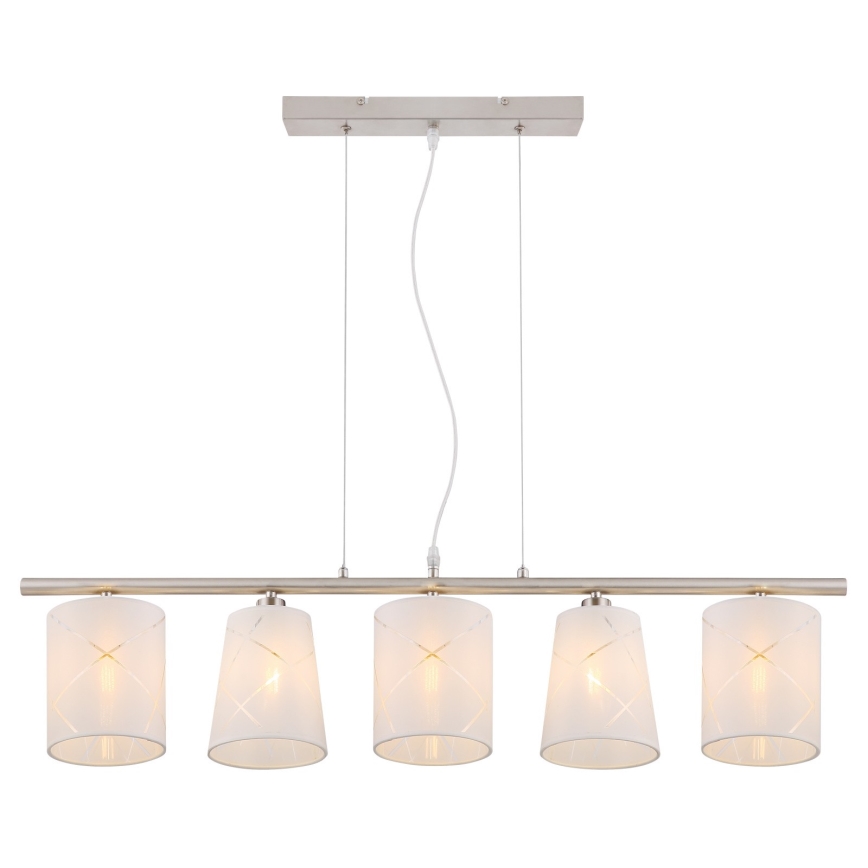 Globo - Candelabro suspenso 5xE14/25W/230V