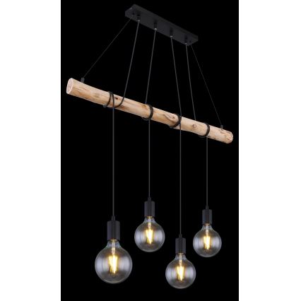 Globo - Candelabro suspenso 4xE27/60W/230V