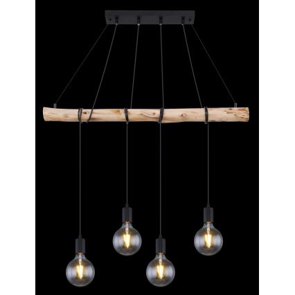 Globo - Candelabro suspenso 4xE27/60W/230V