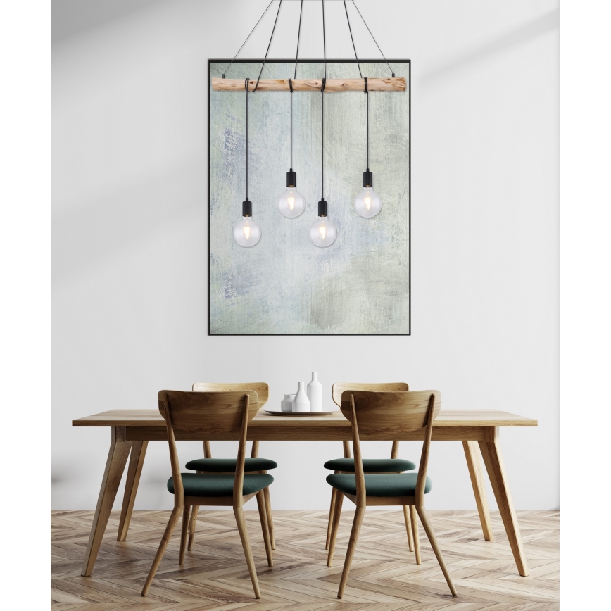 Globo - Candelabro suspenso 4xE27/60W/230V