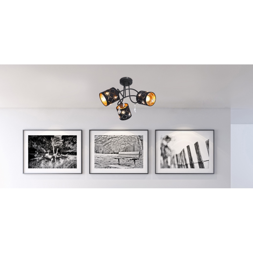 Globo - Candelabro suspenso 3xE14/25W/230V