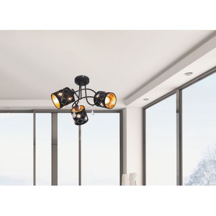 Globo - Candelabro suspenso 3xE14/25W/230V