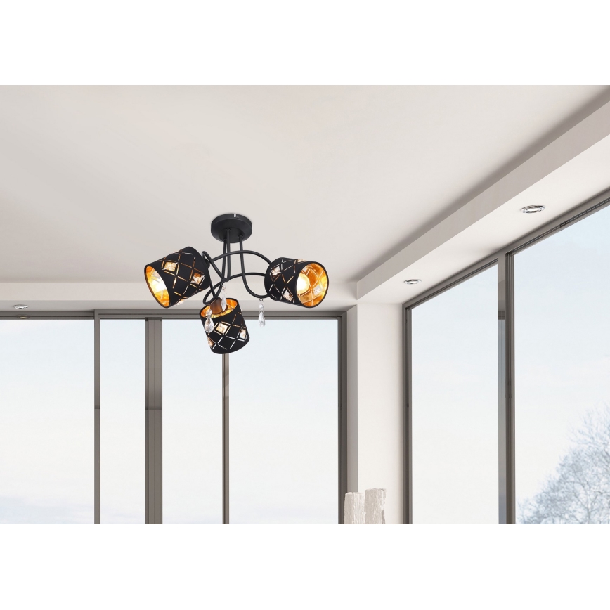 Globo - Candelabro suspenso 3xE14/25W/230V