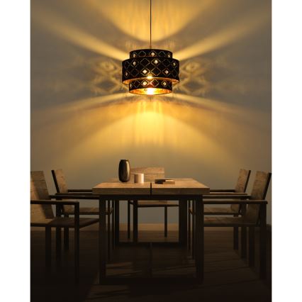 Globo 15448H1 - Candeeiro suspenso ABBEY 1xE27/60W/230V