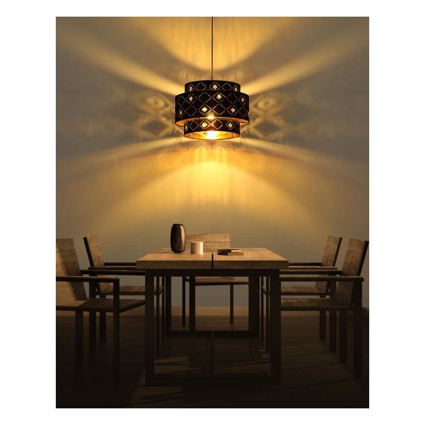 Globo 15448H1 - Candeeiro suspenso ABBEY 1xE27/60W/230V