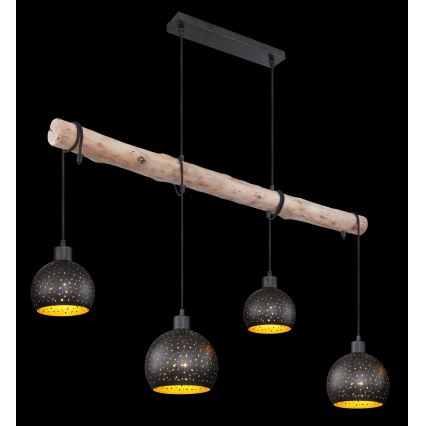 Globo - Candelabro num fio 4xE27/40W/230V
