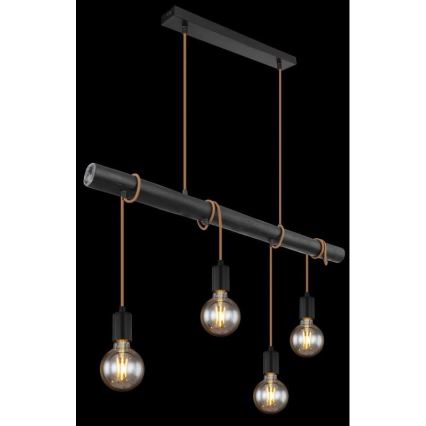 Globo 15459-4H - Candeeiro suspenso LEO 4xE27/60W/230V