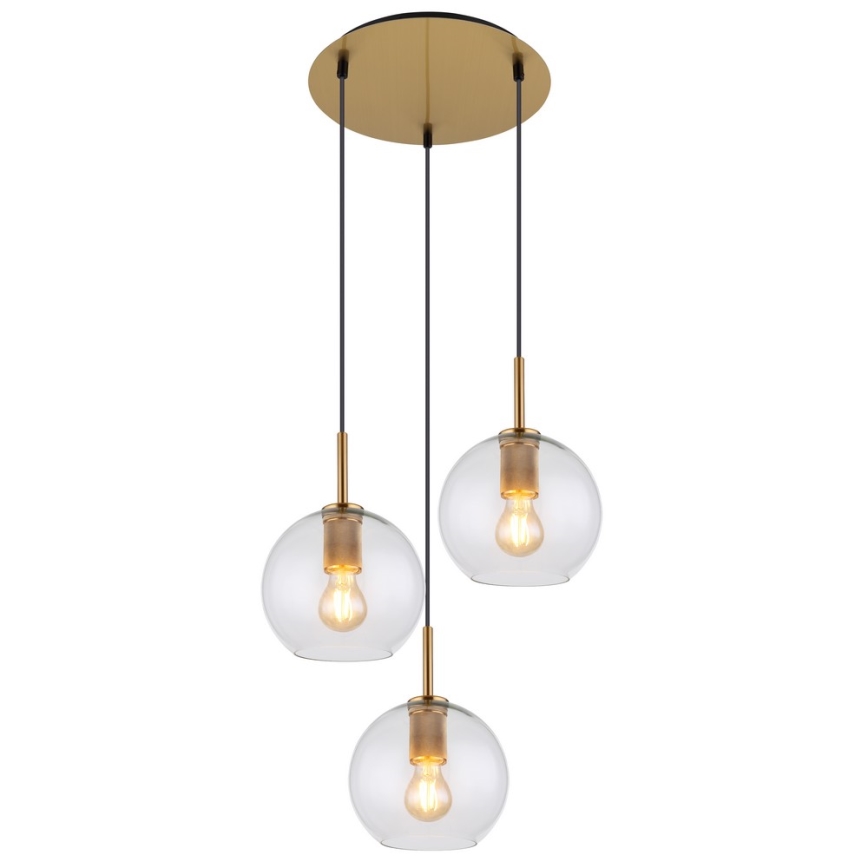 Globo - Candelabro num fio 3xE27/60W/230V