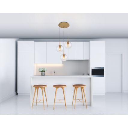 Globo - Candelabro num fio 3xE27/60W/230V