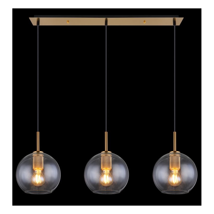 Globo - Candelabro suspenso 3xE27/60W/230V