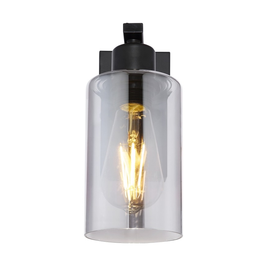 Globo - Iluminação de parede 1xE27/60W/230V preto