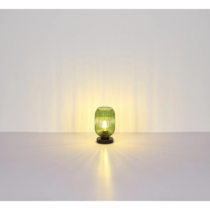 Globo - Candeeiro de mesa 1xE27/40W/230V verde