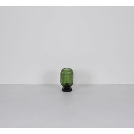 Globo - Candeeiro de mesa 1xE27/40W/230V verde
