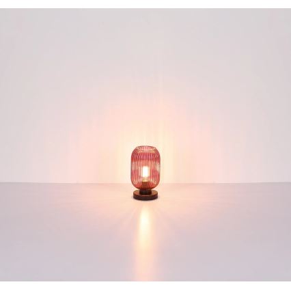 Globo - Candeeiro de mesa 1xE27/40W/230V roxo