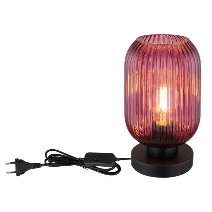 Globo - Candeeiro de mesa 1xE27/40W/230V roxo