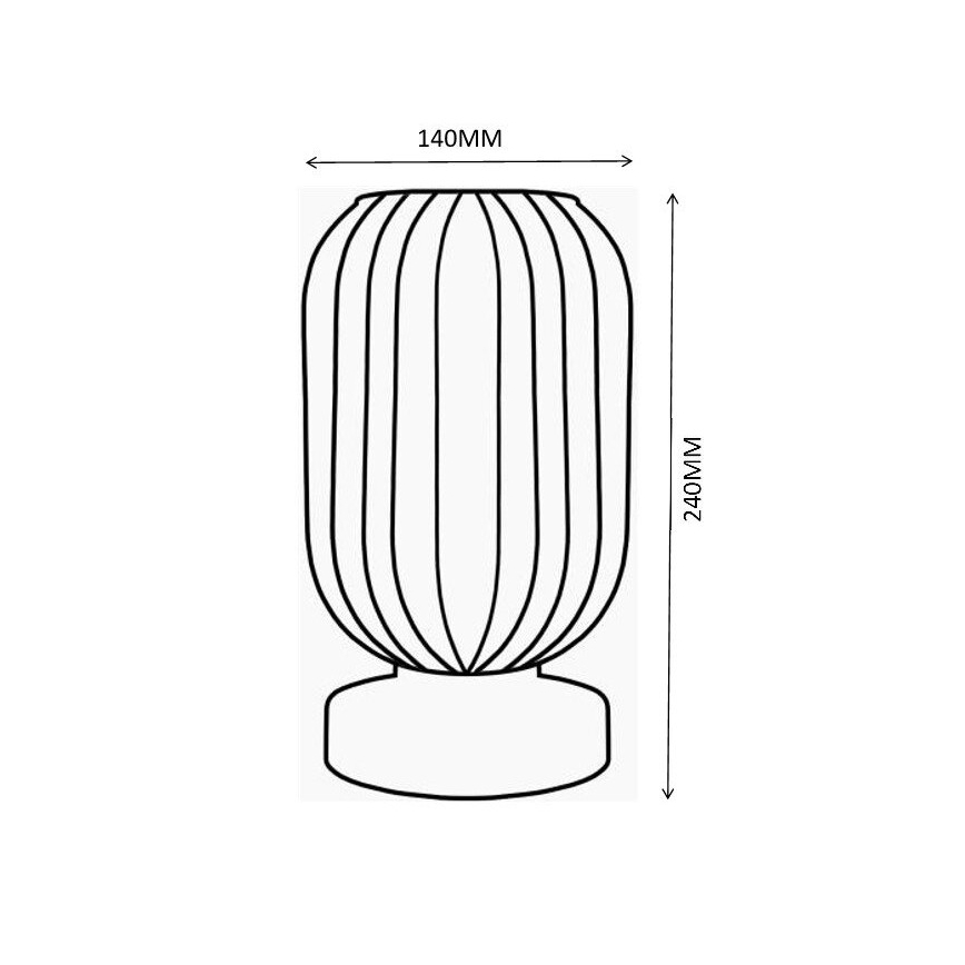 Globo - Candeeiro de mesa 1xE27/40W/230V roxo