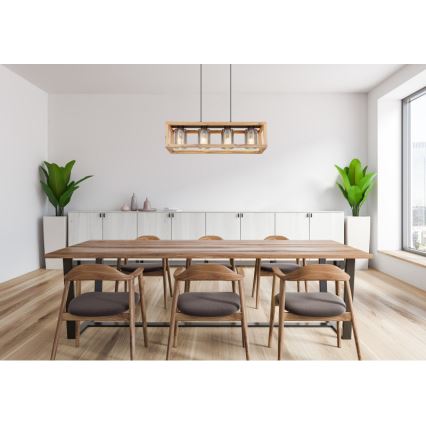 Globo - Candelabro suspenso 4xE27/40W/230V