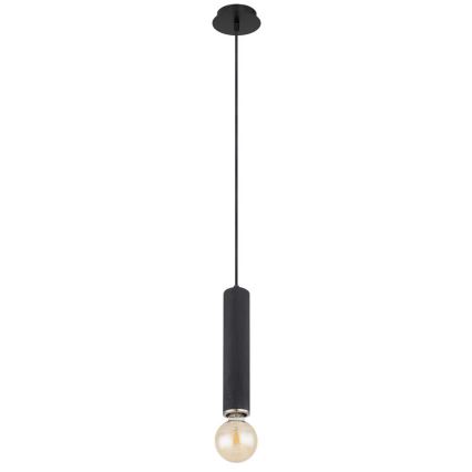 Globo - Candelabro suspenso 1xE27/60W/230V madeira preta