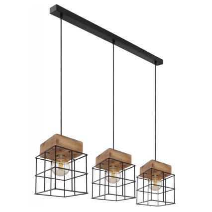 Globo - Candelabro suspenso 3xE27/60W/230V
