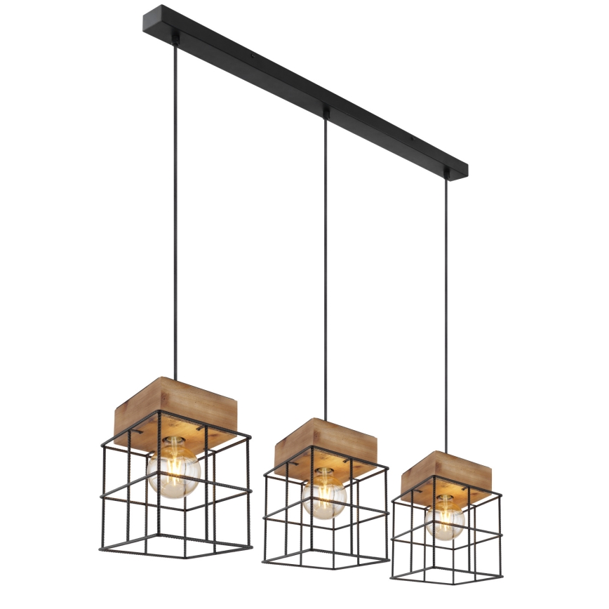 Globo - Candelabro suspenso 3xE27/60W/230V