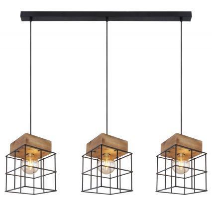 Globo - Candelabro suspenso 3xE27/60W/230V