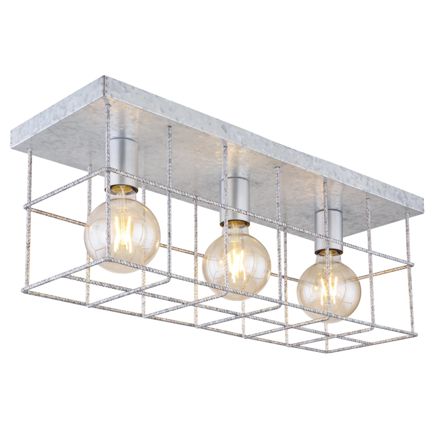 Globo 15530Z-3D - Iluminação de teto MERRIL 3xE27/60W/230V