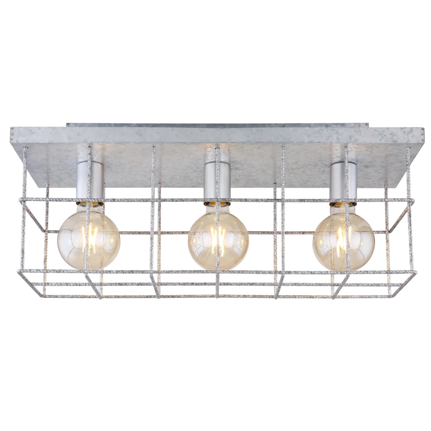 Globo 15530Z-3D - Iluminação de teto MERRIL 3xE27/60W/230V